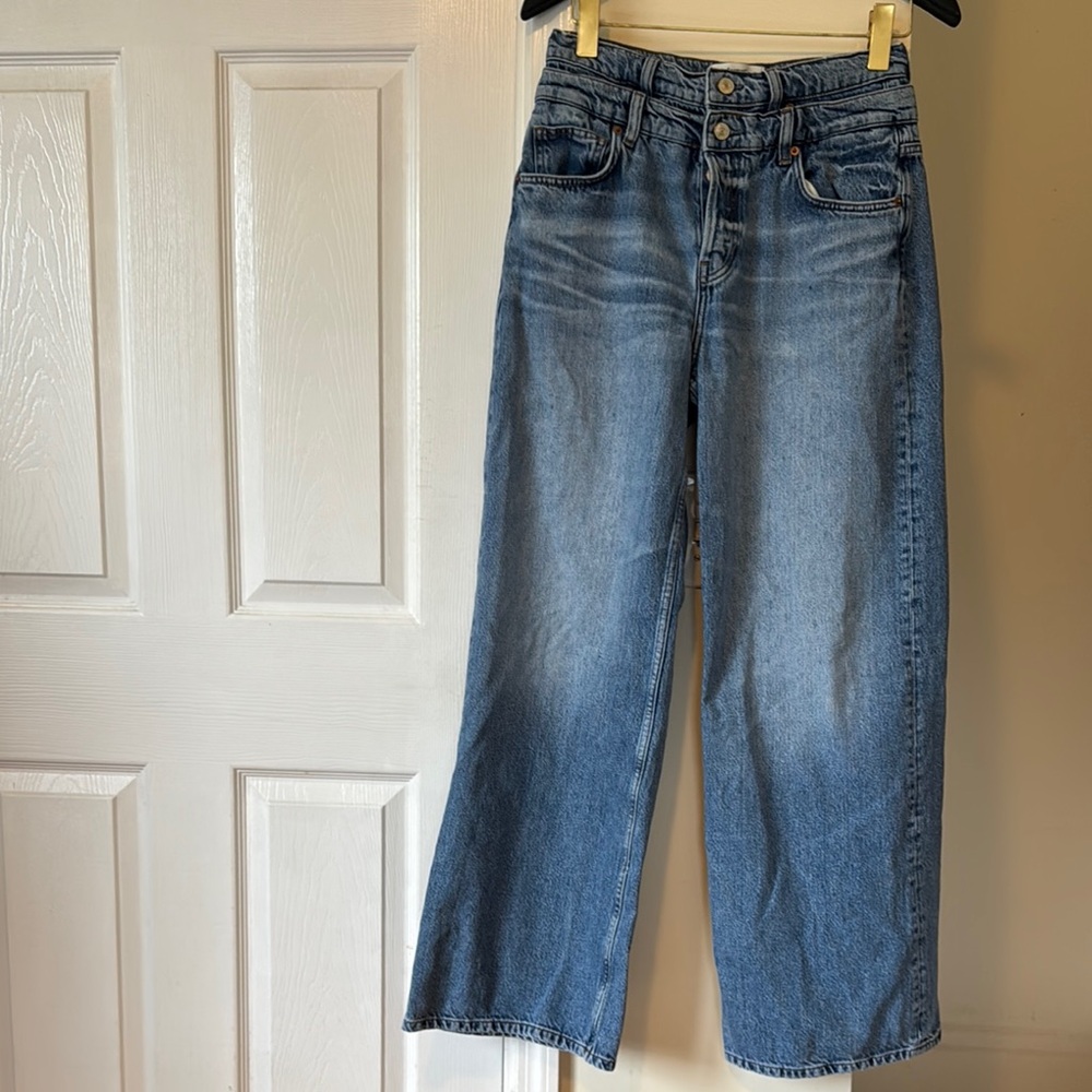 Reformation wide leg jeans